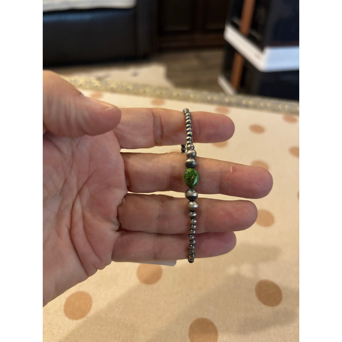 Sonoran Gold Turquoise 7” Sterling Silver Western Bracelet