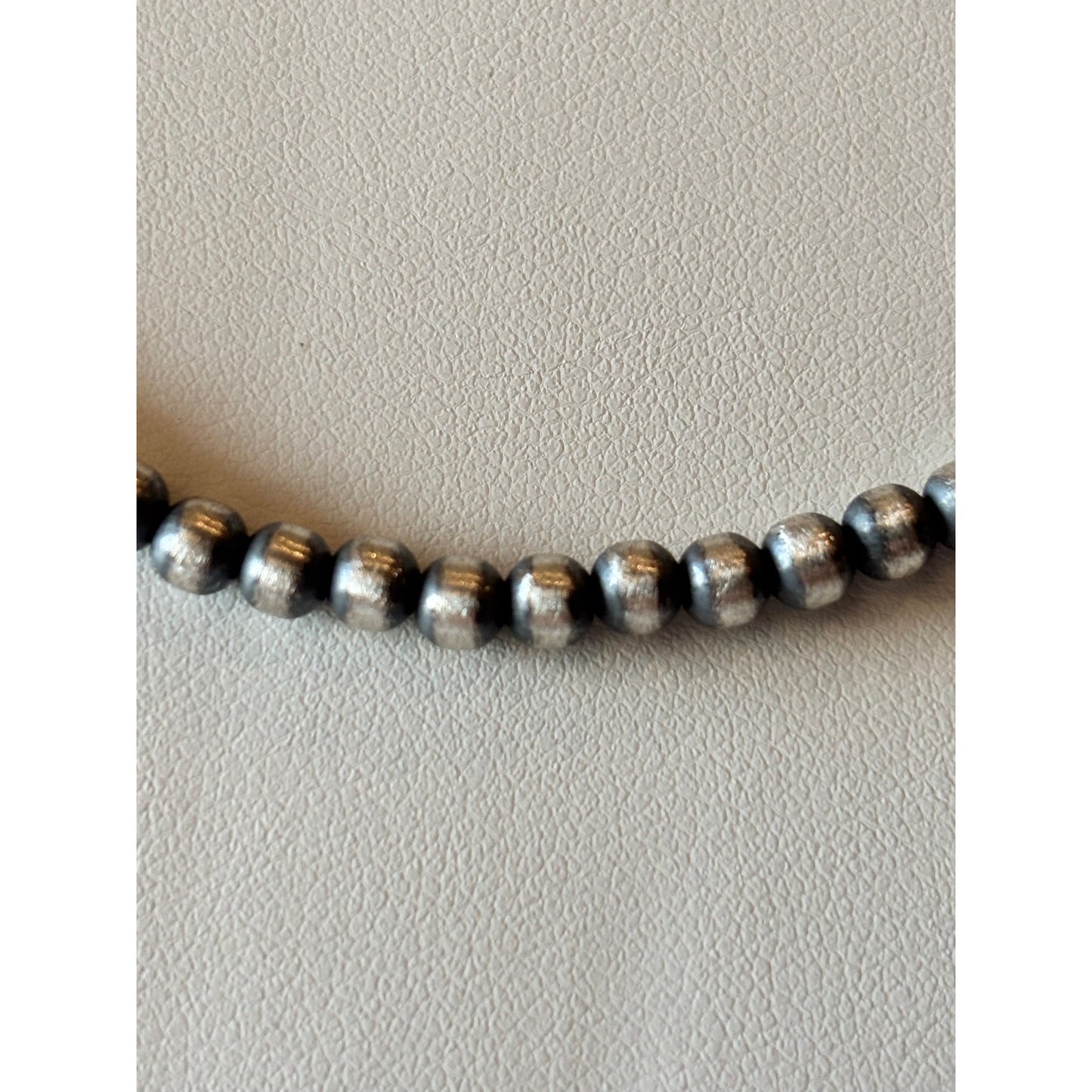 Sterling Silver Pearl Beads necklace. 4mm 18”