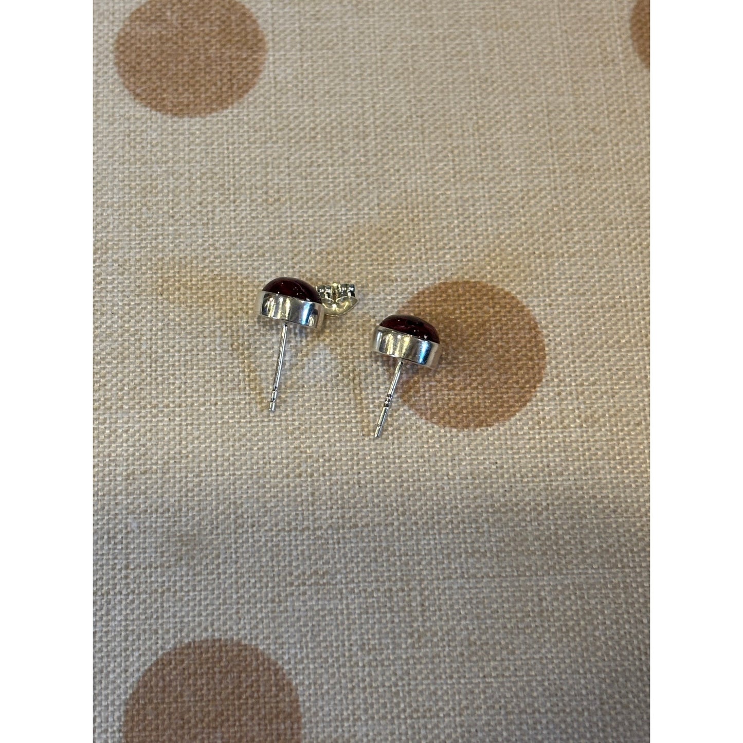 Petite Purple Spiny Earrings | Sterling Silver Western Style