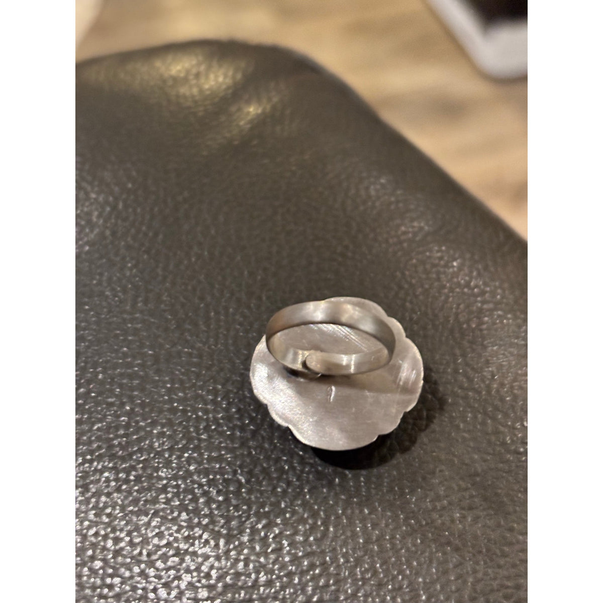 Number Eight Turquoise Cluster Ring in Sterling Silver