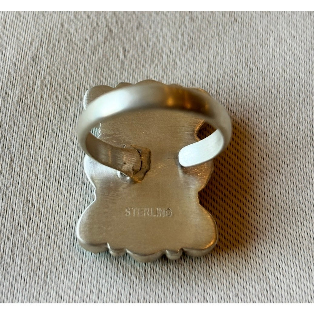 Mojave Turquoise Sterling Silver Native-Inspired Ring