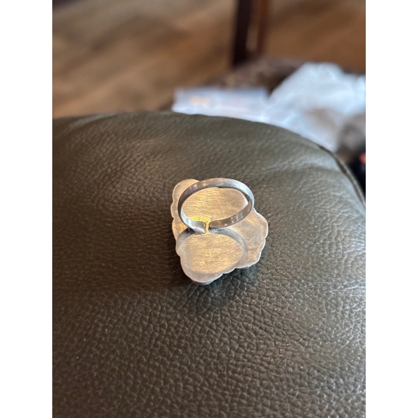 Kingman Mojave Half Cluster Ring in Sterling Silver