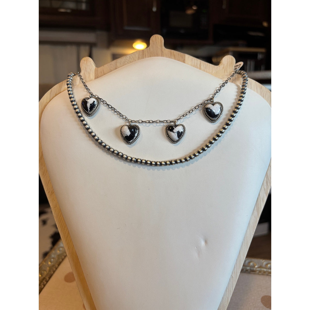16” Sterling Silver 4mm Pearl Bead Necklace
