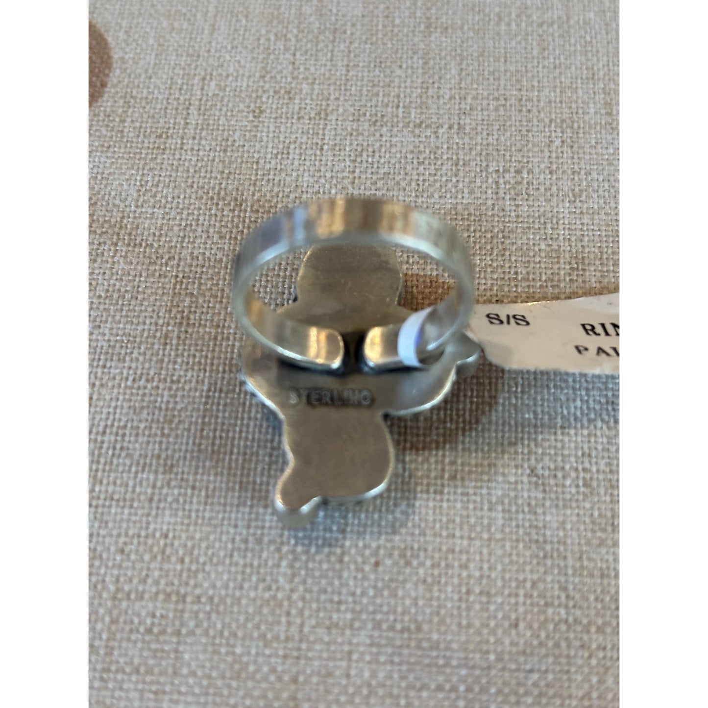 Paloma Turquoise Cactus Ring in Sterling Silver Adjustable