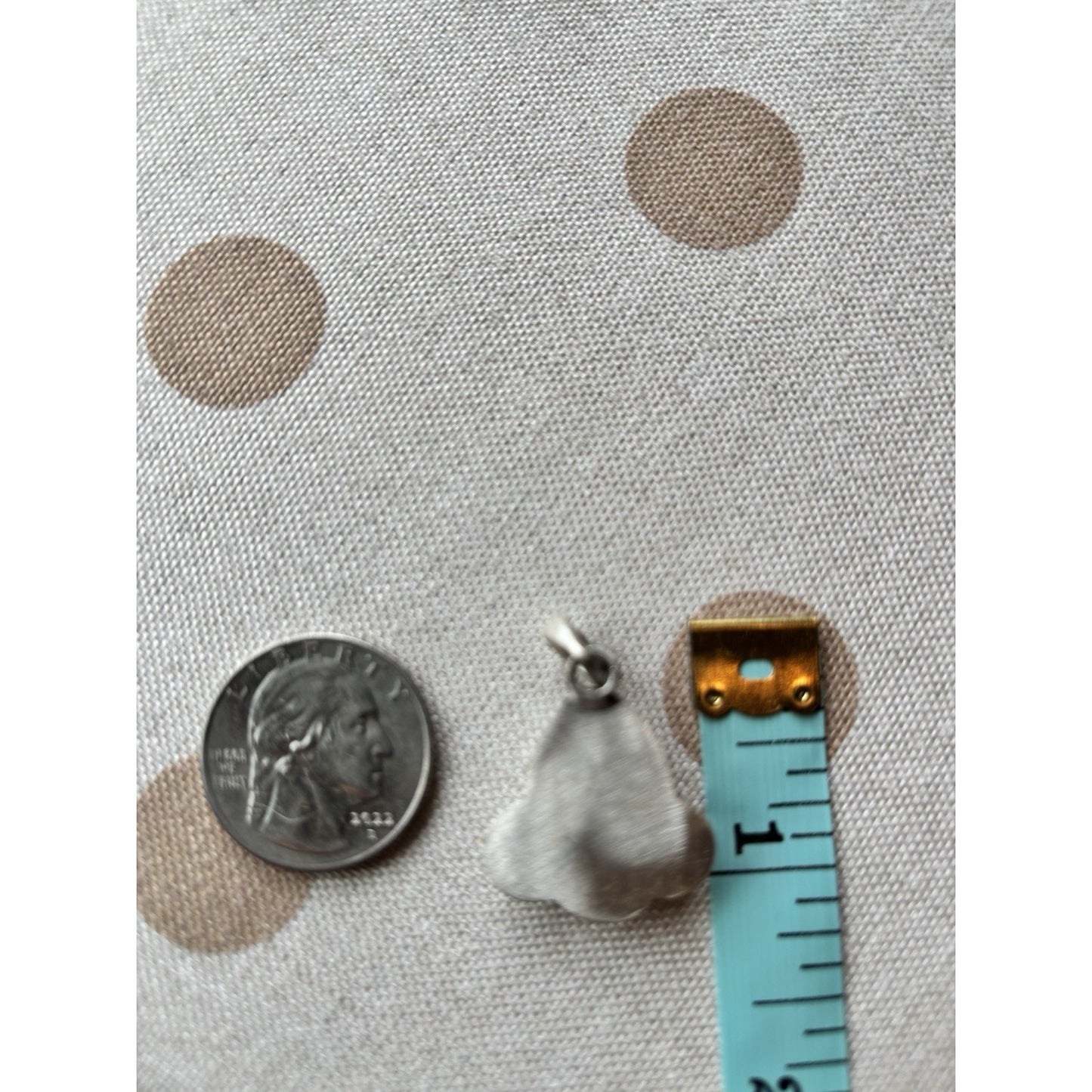 White Buffalo Turquoise Brown/ Copper Jasper Accent Stone Pendant on 16" 3mm
