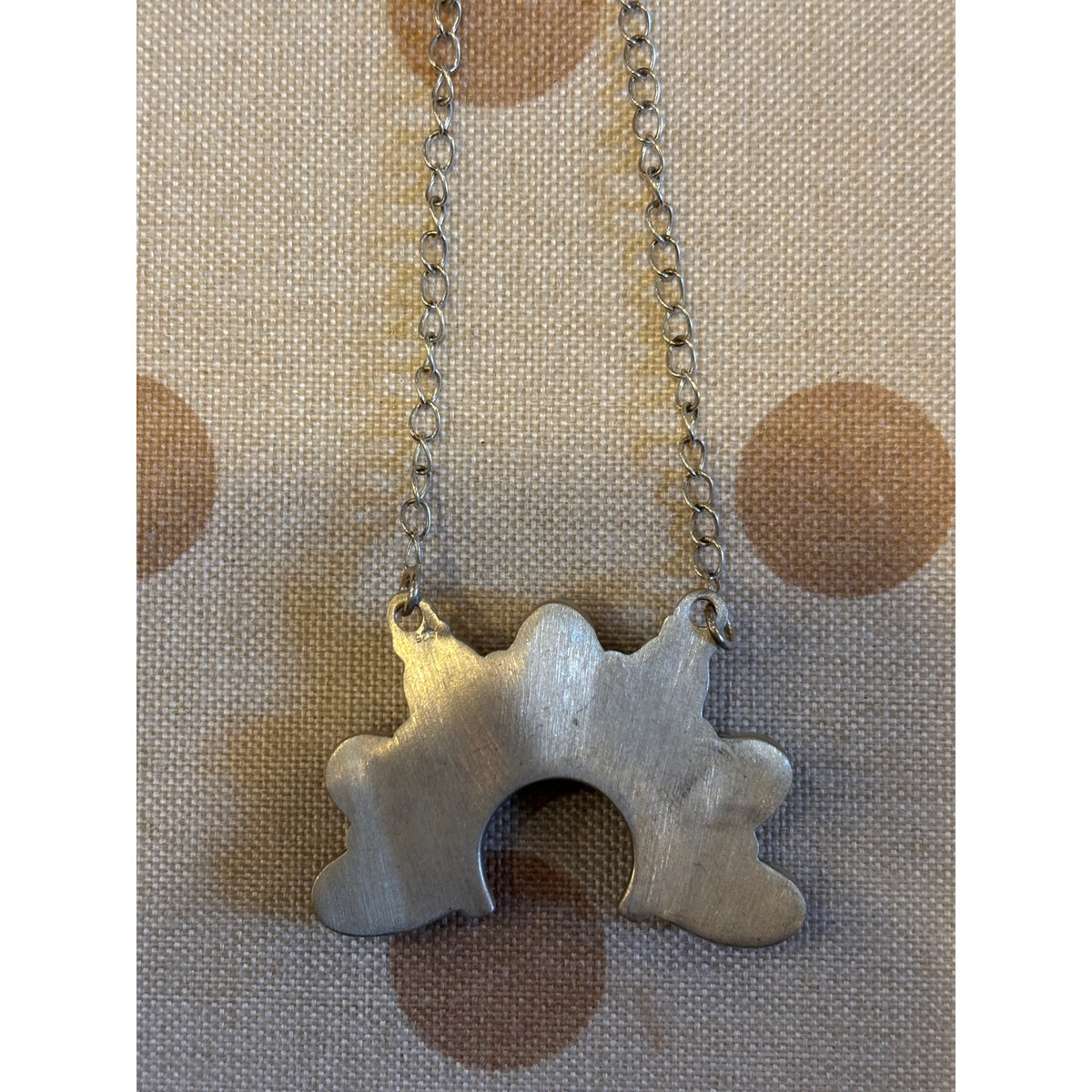 Large Wild Horse Half Cluster Necklace Sterling Silver | Southwestern Naja