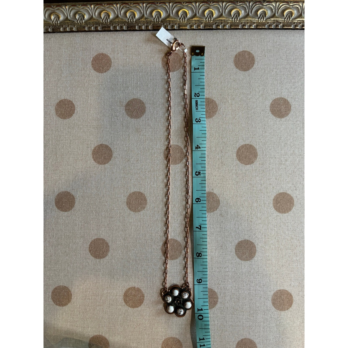 Wild Horse Stone Floral Cluster Pendant Necklace | Adjustable 22" Copper Southwestern