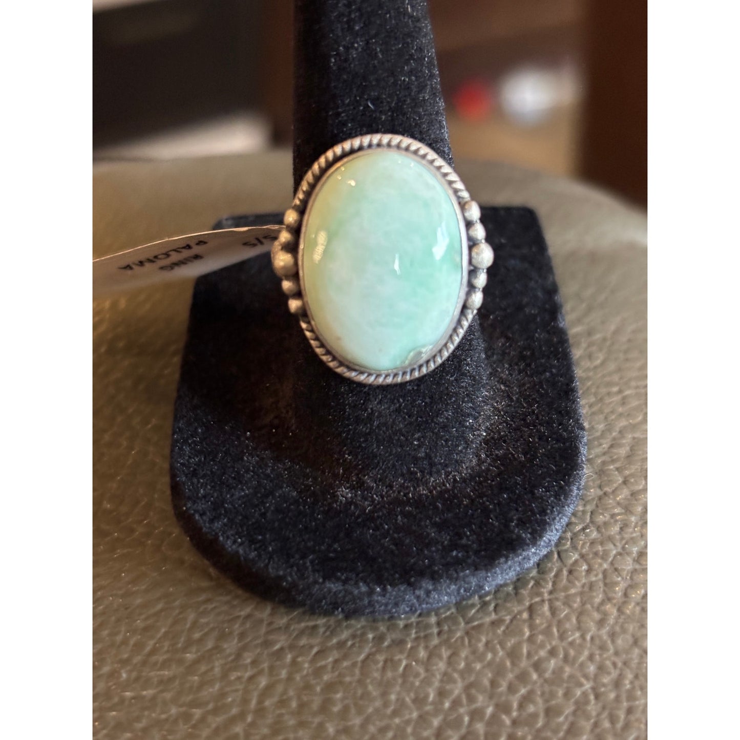 Palomino Turquoise Sterling Silver Statement Ring | Southwestern Style