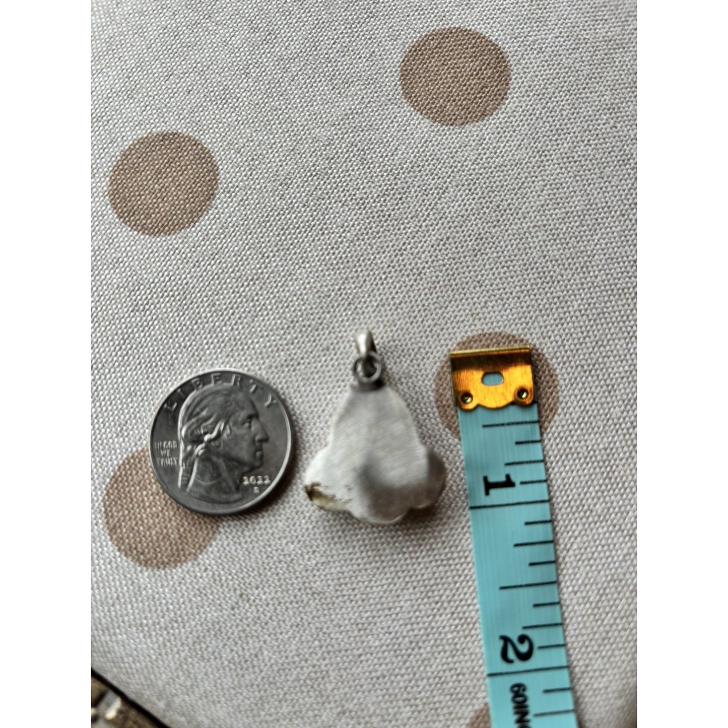 White Buffalo Turquoise Brown/ Copper Jasper Accent Stone Pendant on 16" 3mm