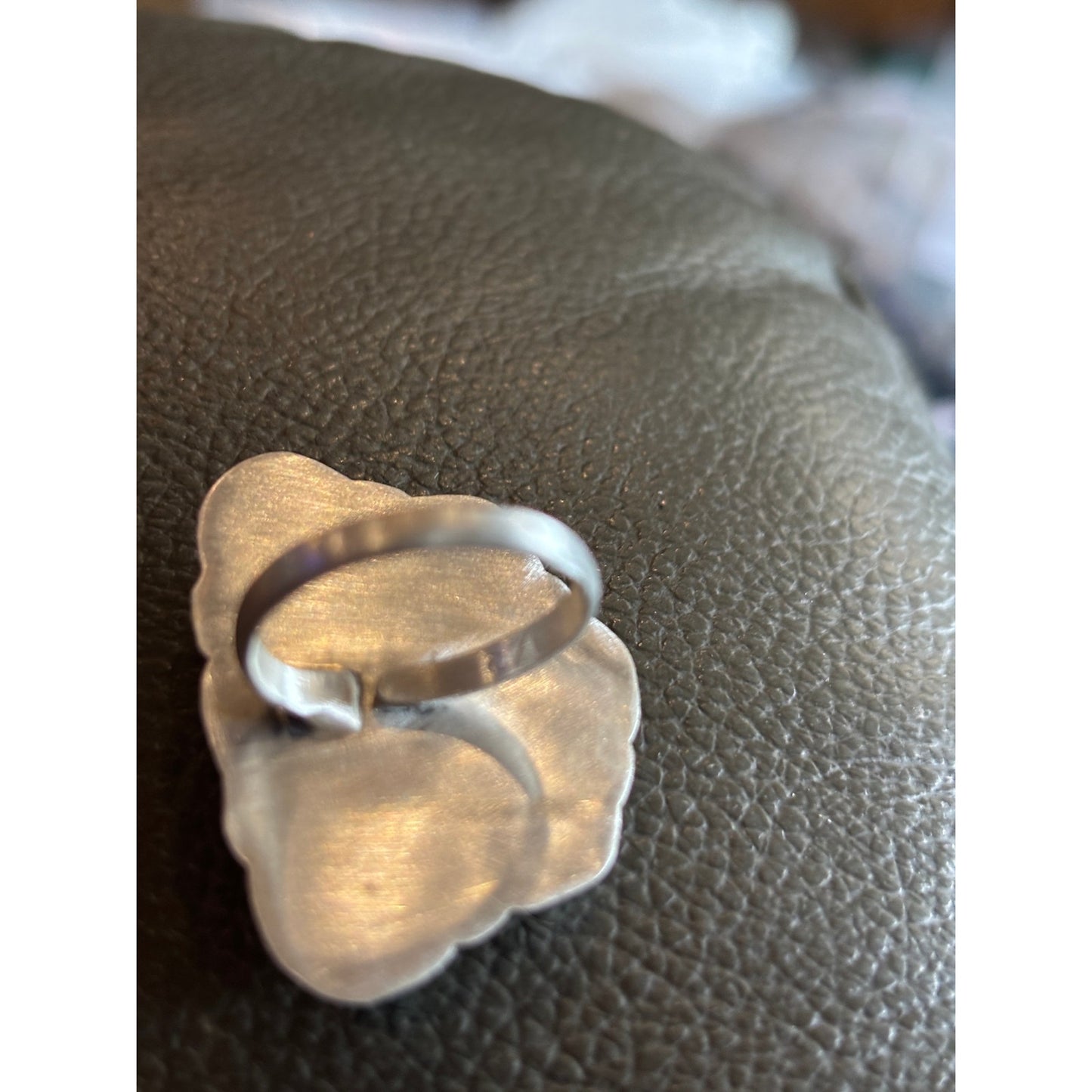 Kingman Mojave Half Cluster Ring in Sterling Silver