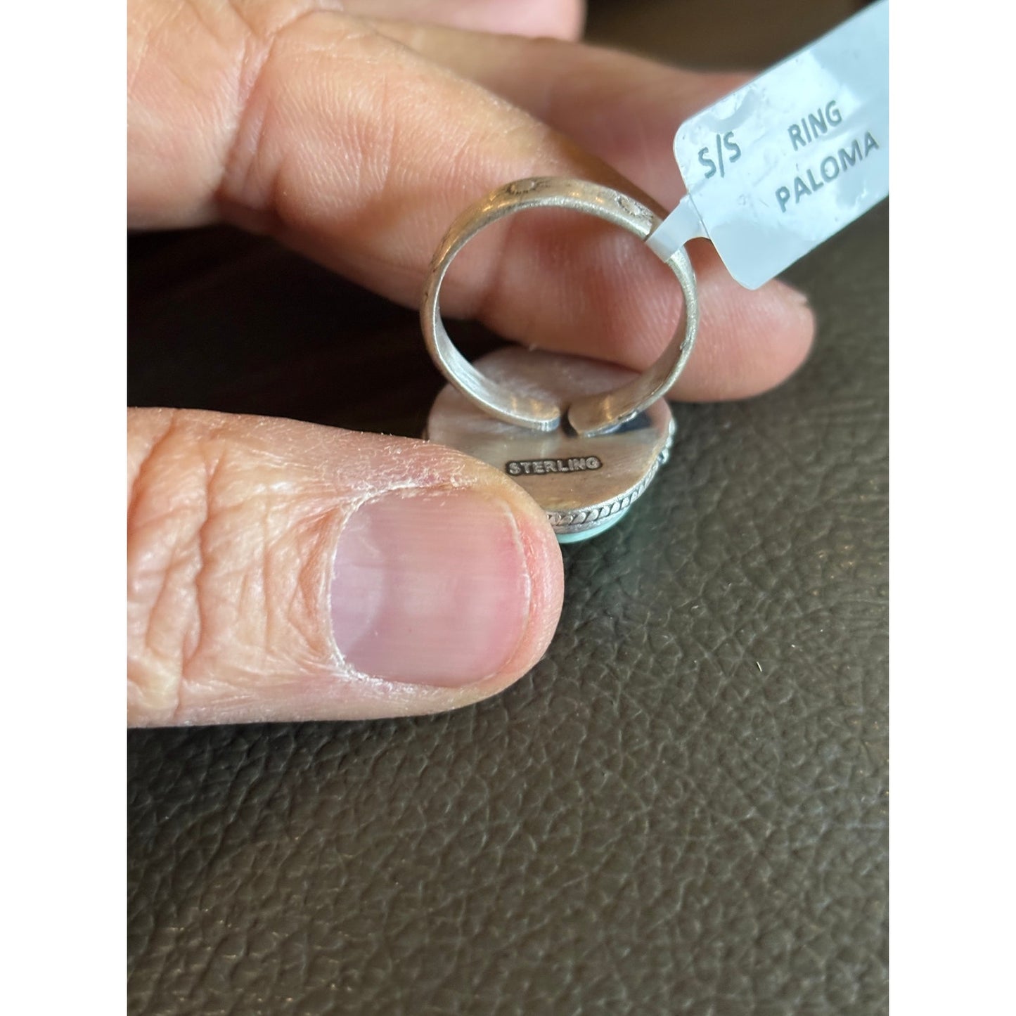 Palomino Turquoise Sterling Silver Statement Ring | Southwestern Style