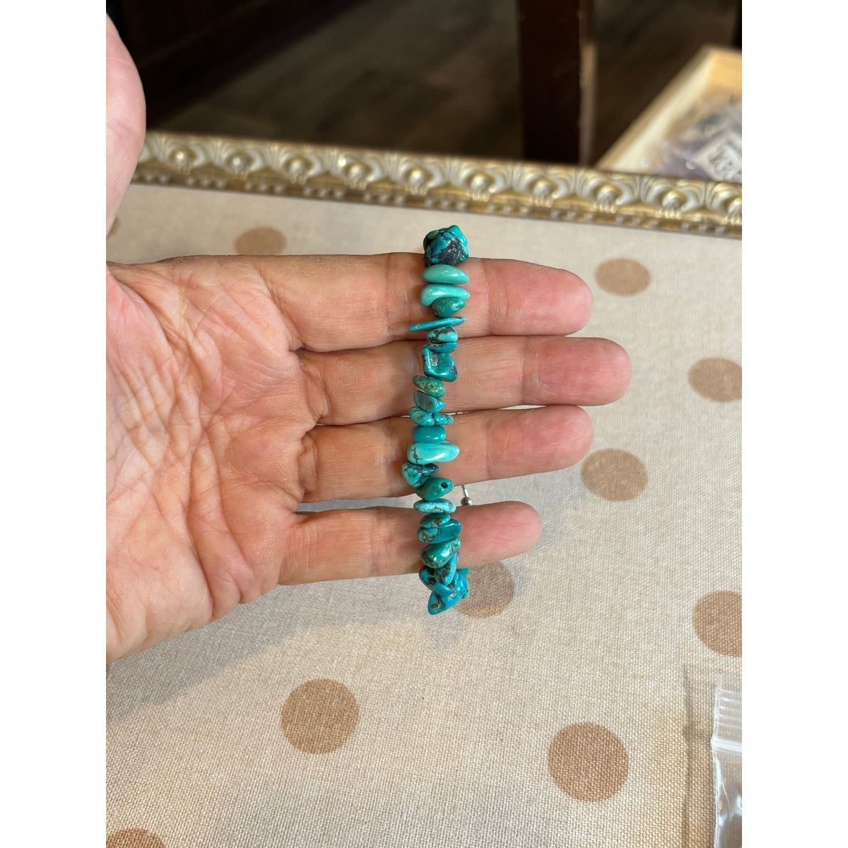 Kingman Turquoise Polished Nugget Bracelet | 7" Southwestern Sterling Silver