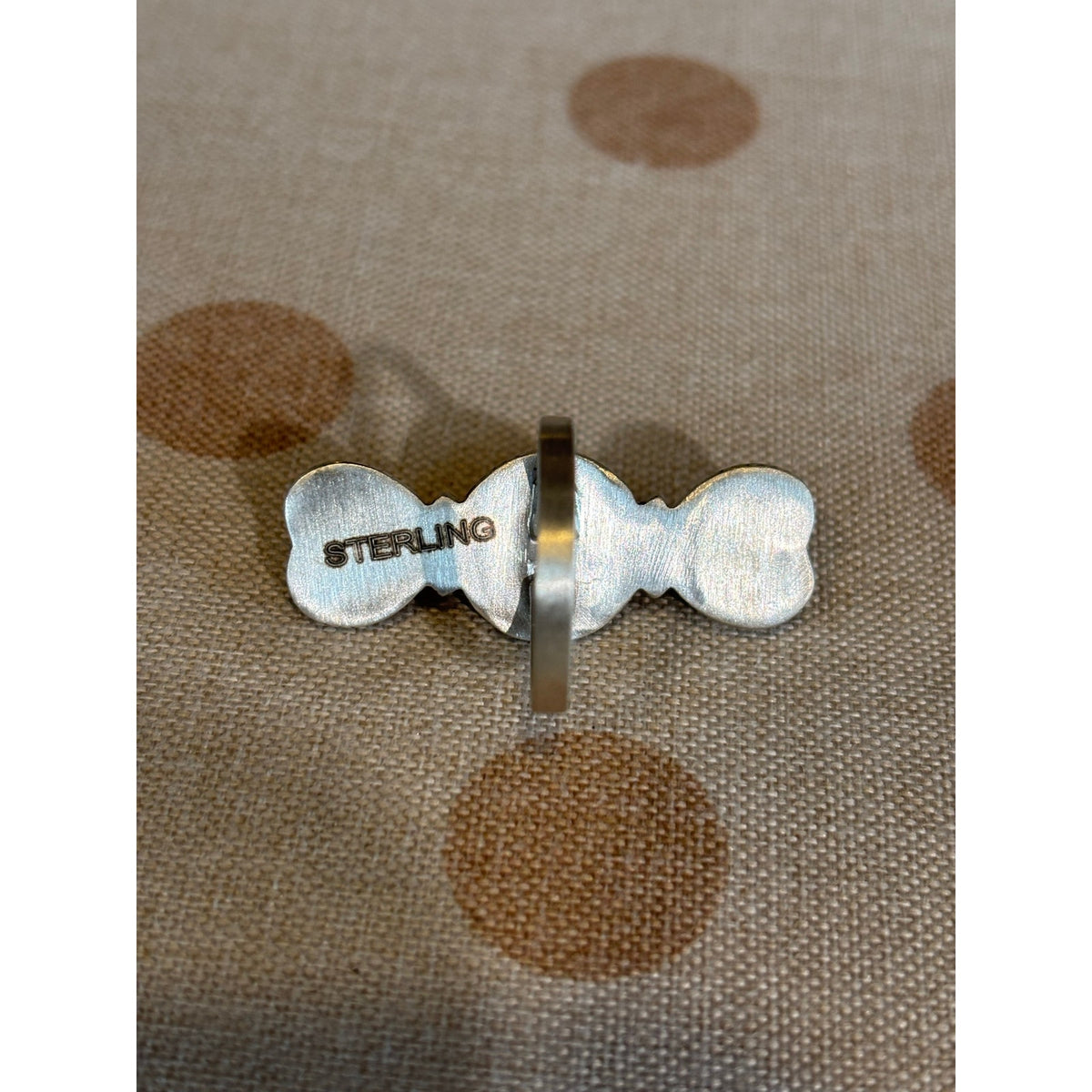 Southwestern Kingman Turquoise & White Buffalo Three-Stone Crawler Ring | 925 SS