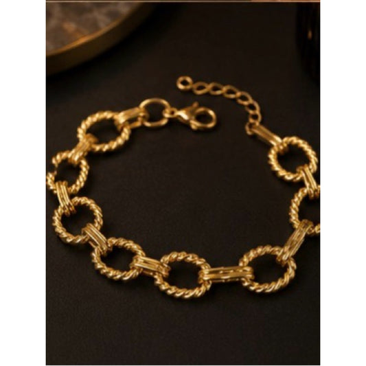 18k Plated Gold Pearl and Crystal Bracelets Water Proof Tarnish Free