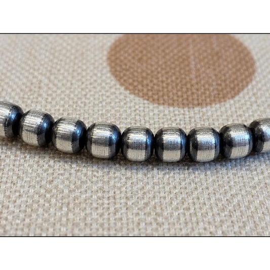 16” Sterling Silver 4mm Pearl Bead Necklace