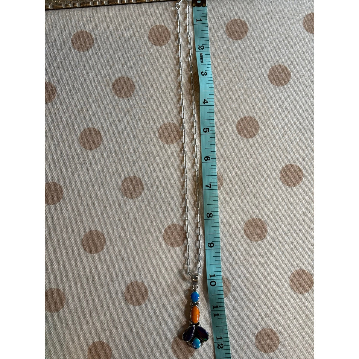 Spiny Oyster, Turquoise & Opal Multistone Pendant Necklace | 22" Sterling Silver