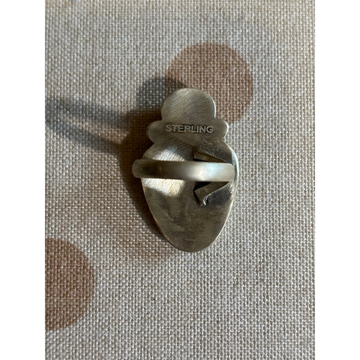 Mojave Blue Turquoise 2-Stone Statement Ring | Adjustable Southwestern Sterling Silver