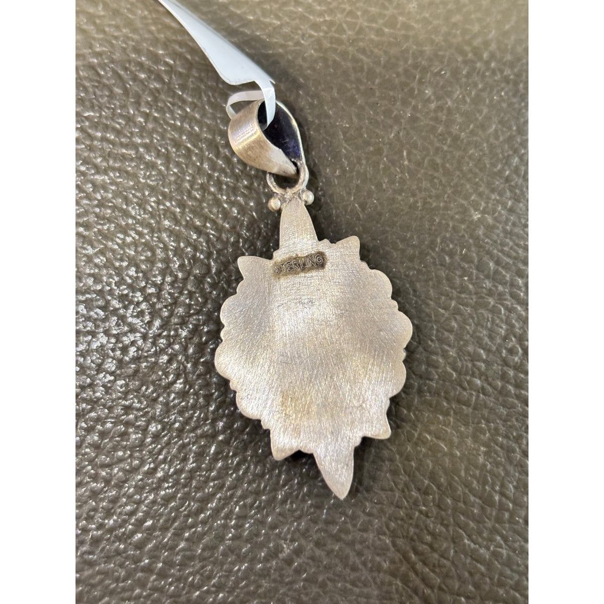 16" Spiny Oyster & Turquoise Heishi Necklace/ Concho Pendant