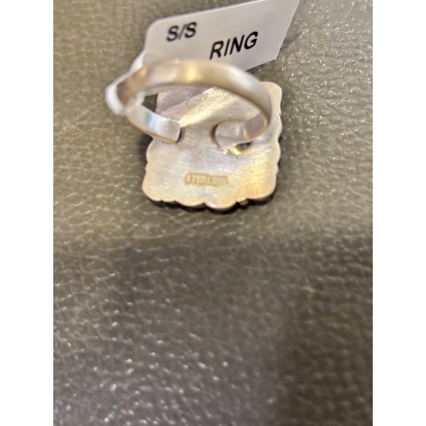 Sterling Silver Heart Southwestern Ring sz 7-10 Adjustable