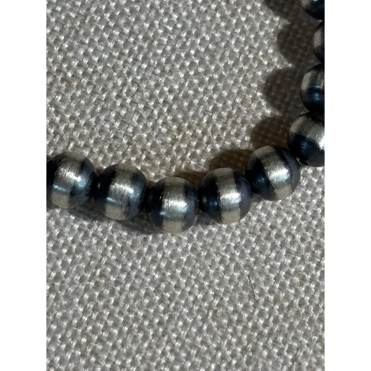 5mm Sterling Silver Pearl Beaded Bracelet – 5 Inch | Western Silver Bracelet