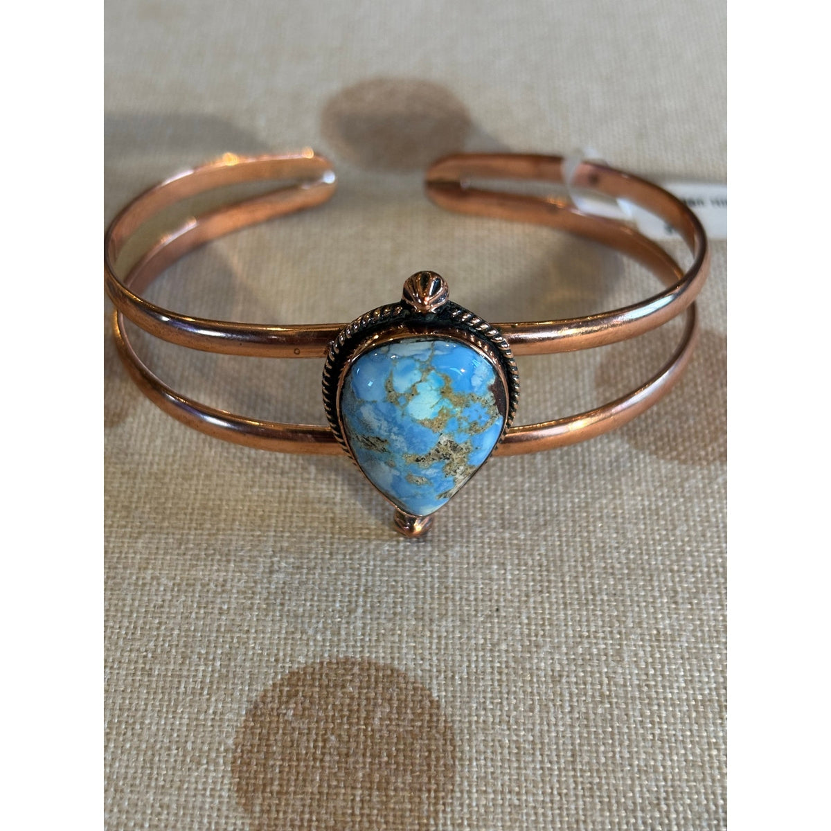 Golden Hills Turquoise Adjustable Copper Cuff Bracelet