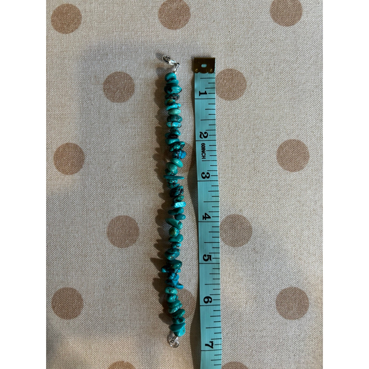 Kingman Turquoise Polished Nugget Bracelet | 7" Southwestern Sterling Silver